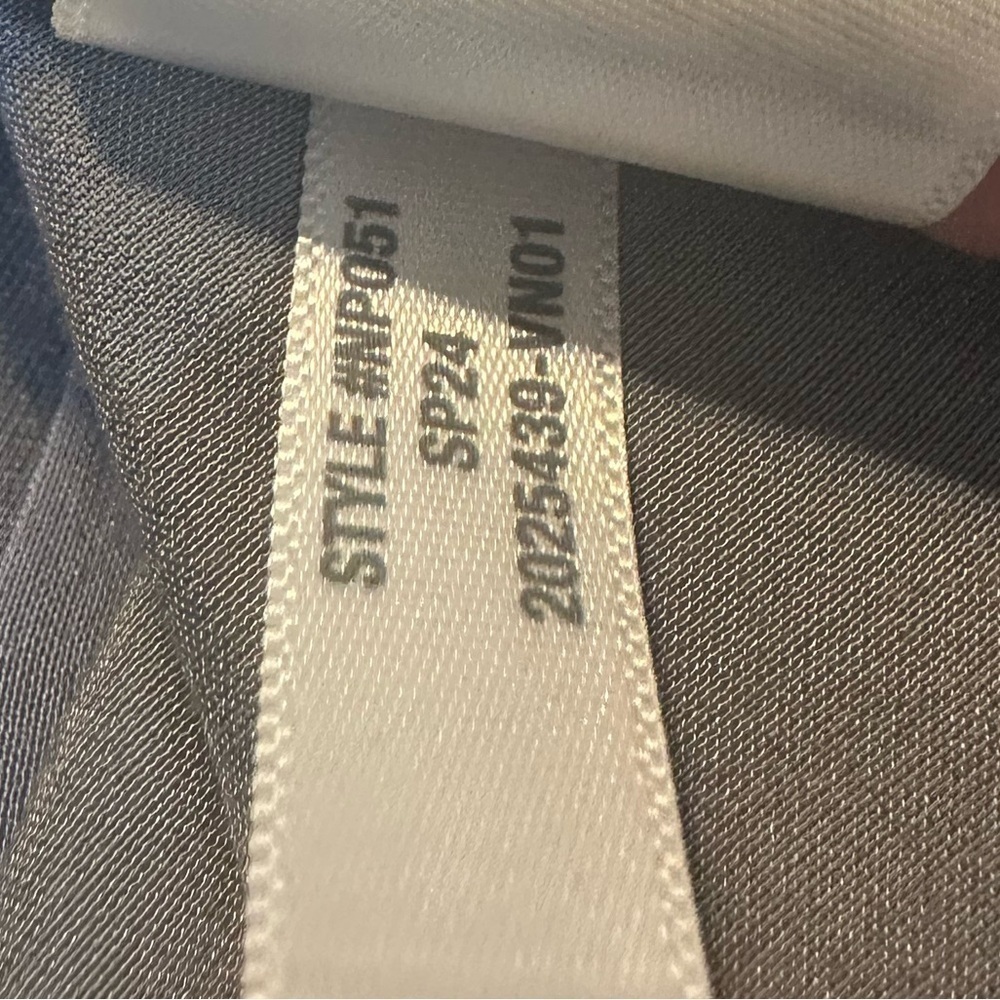 Madewell Satin Cutaway Vest Top Steel Dusk Grey size 0 NWT - Picture 9 of 10